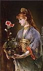 Alfred Stevens Portrait of a Woman painting